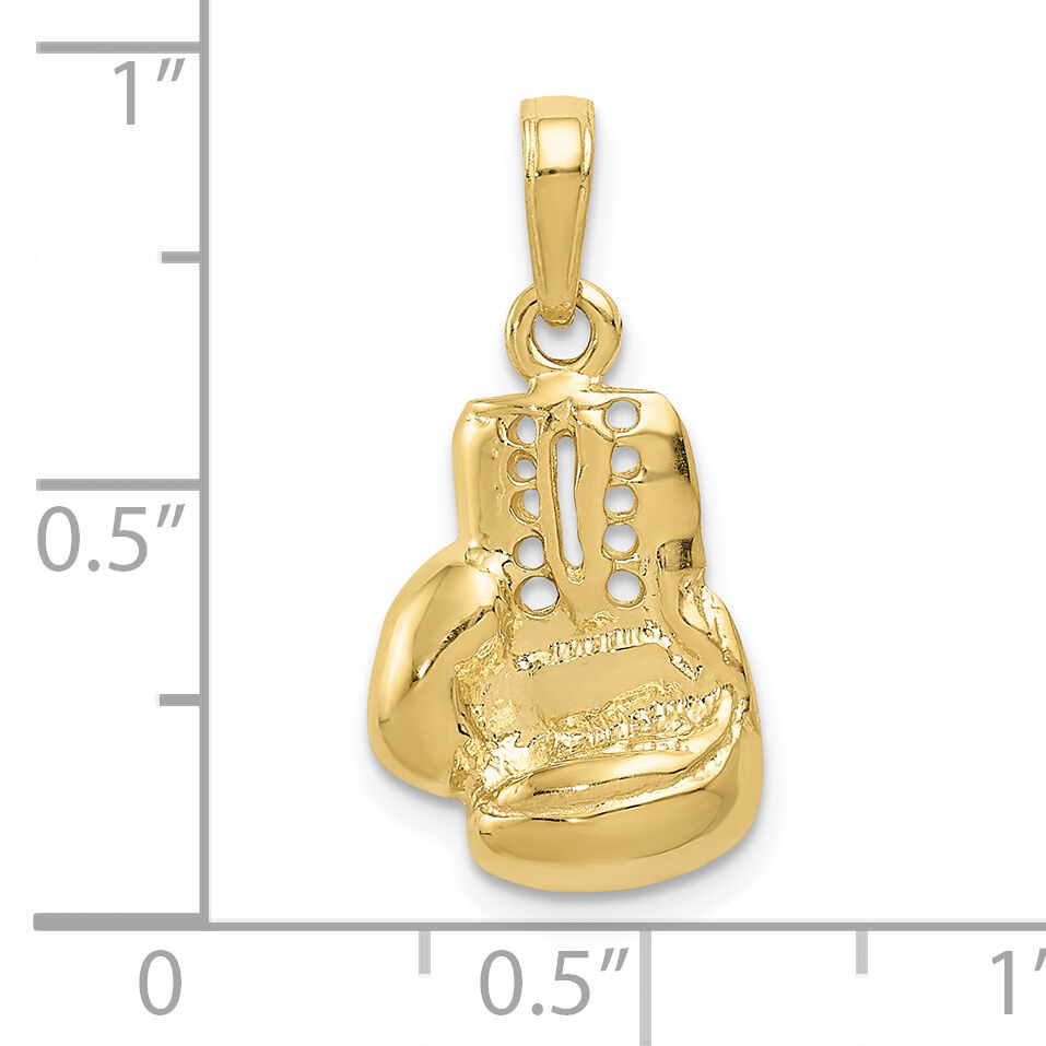10K Lg Boxing Glove Charm-10K4962
