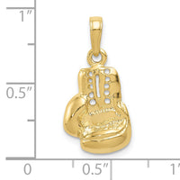 10K Lg Boxing Glove Charm-10K4962
