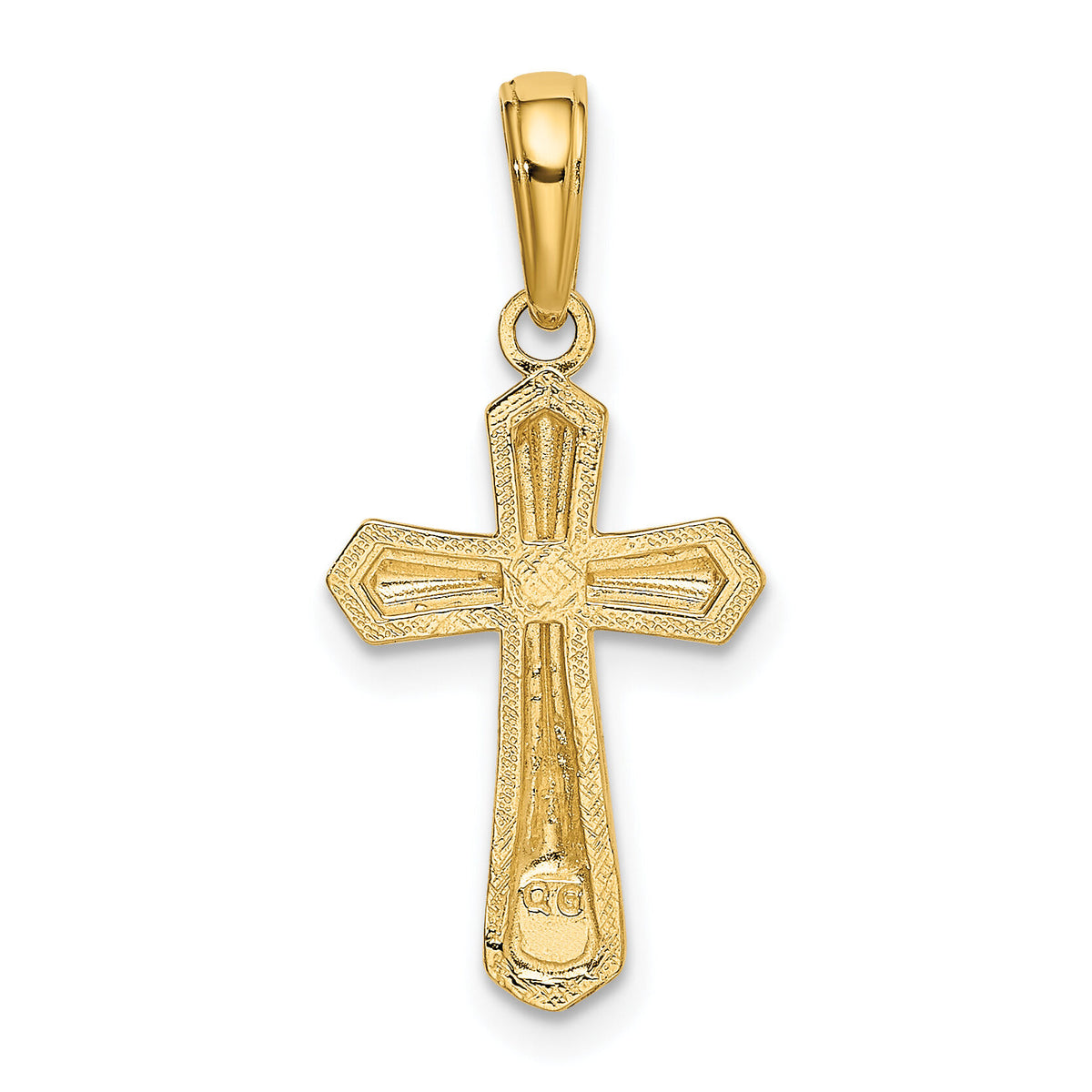 10k Cross Pendant-10K5046