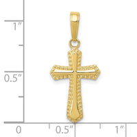 10k Cross Pendant-10K5046