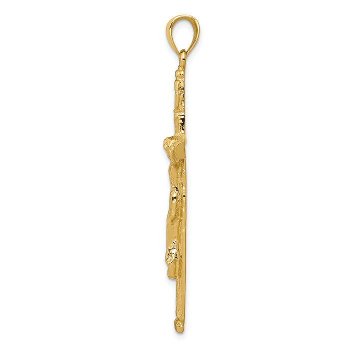 10k INRI Crucifix Pendant-10K5061