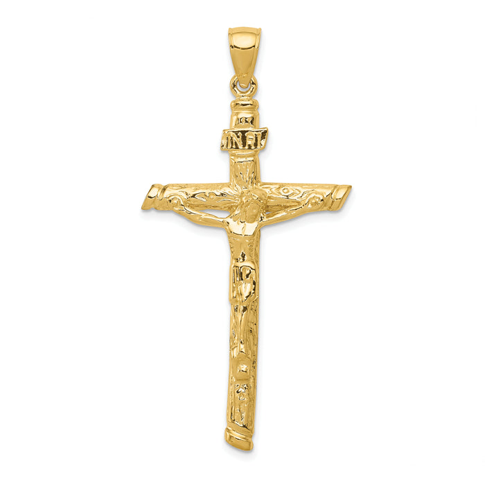 10k INRI Crucifix Pendant-10K5061