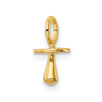 10K Gold Polished 3-D Pacifier Charm-10K5237
