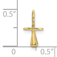 10K Gold Polished 3-D Pacifier Charm-10K5237