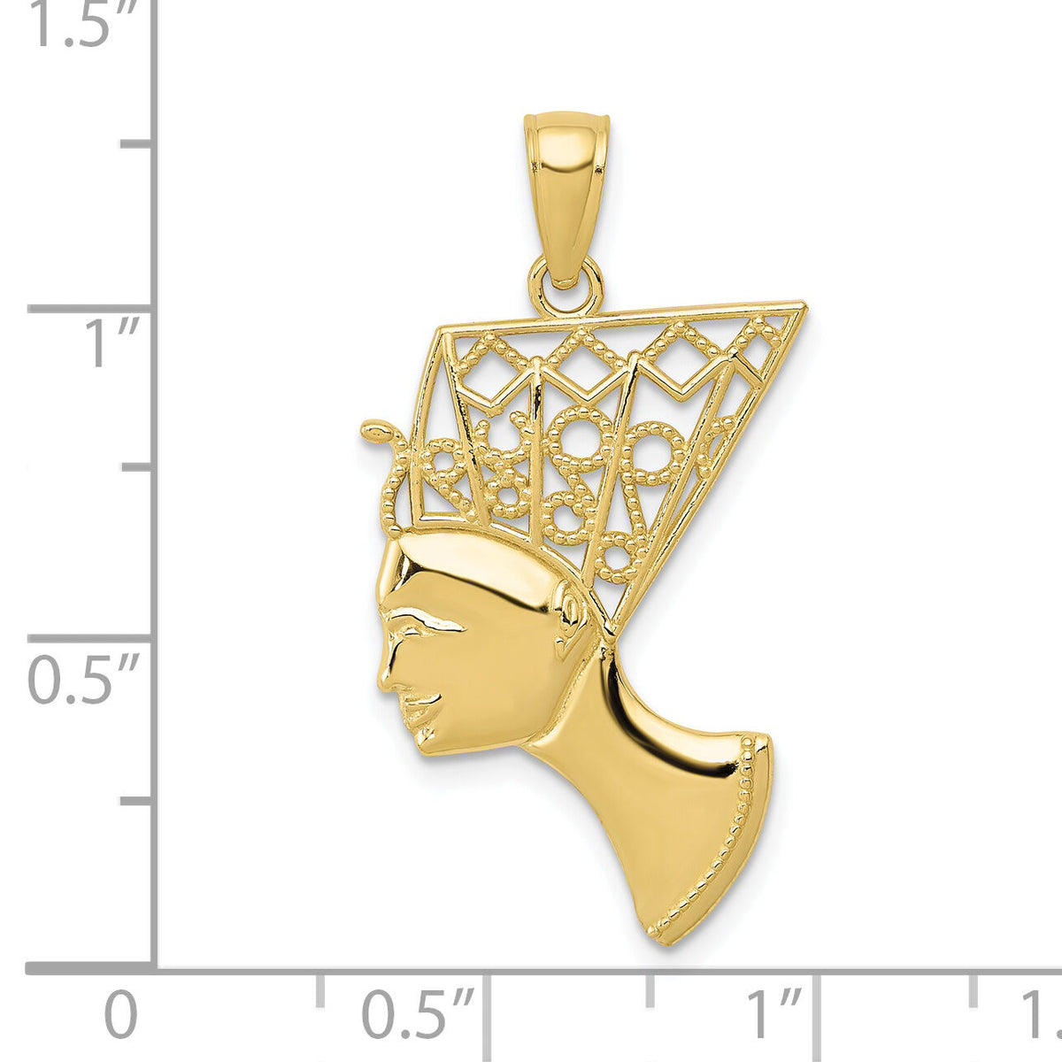 10k Nefertiti Pendant-10K5398