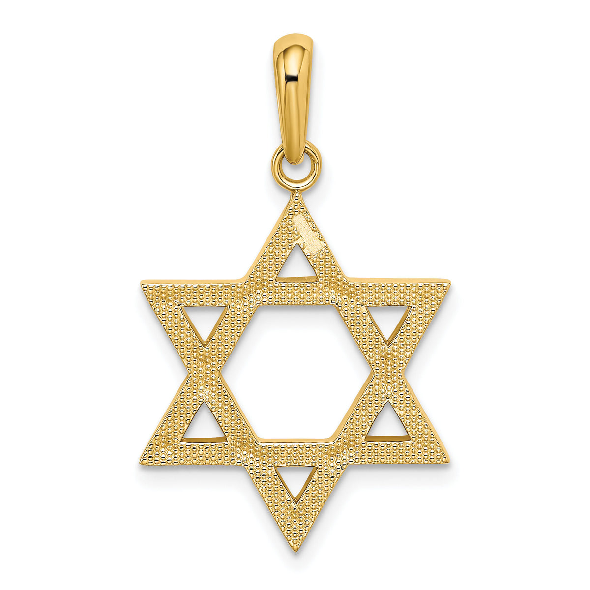 10K Star of David Pendant-10K544