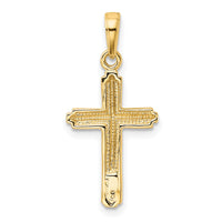 10k Cross Pendant-10K5447