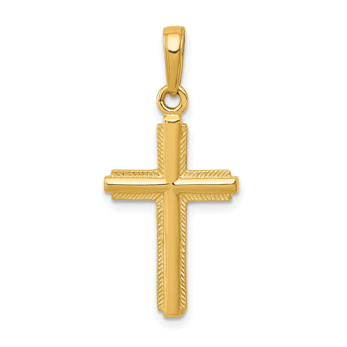 10k Cross Pendant-10K5447