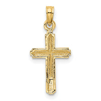 10k Cross Pendant-10K5448