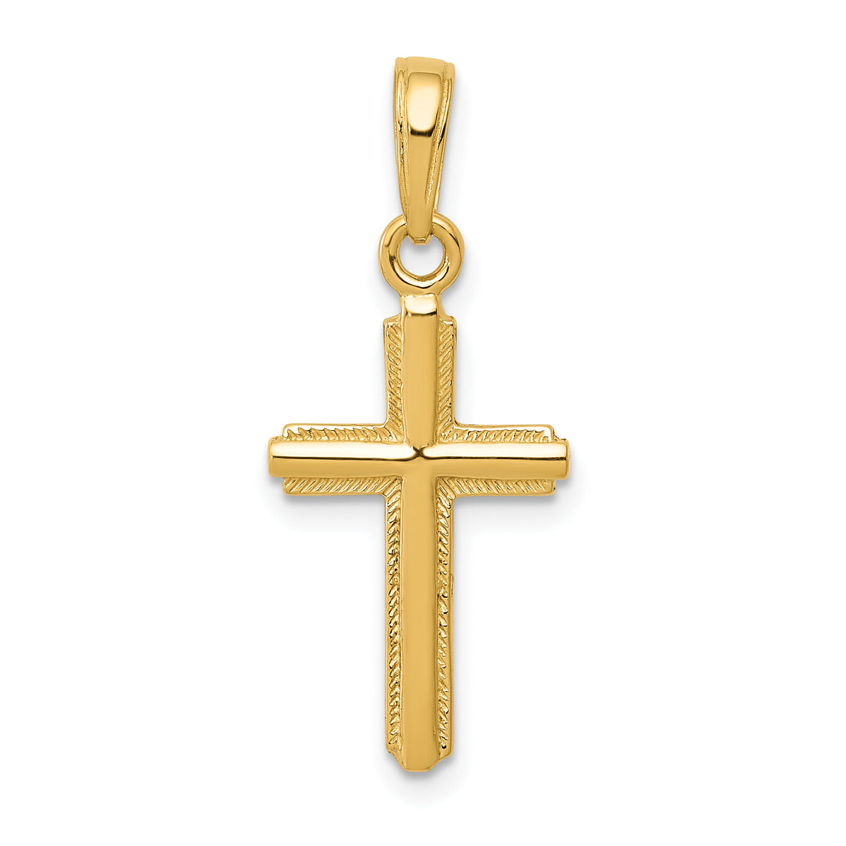 10k Cross Pendant-10K5448