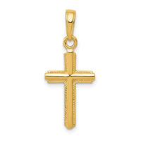 10k Cross Pendant-10K5448