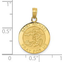 10k Saint Michael Medal Pendant-10K5666