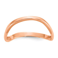 10K Rose Gold Wave Fashion Thumb Ring-10K5785