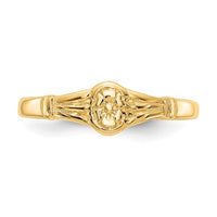 10K Gold Polished Oval Child's Ring-10K5792