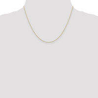 10k .5mm Carded Cable Rope Chain-10K5RY-18