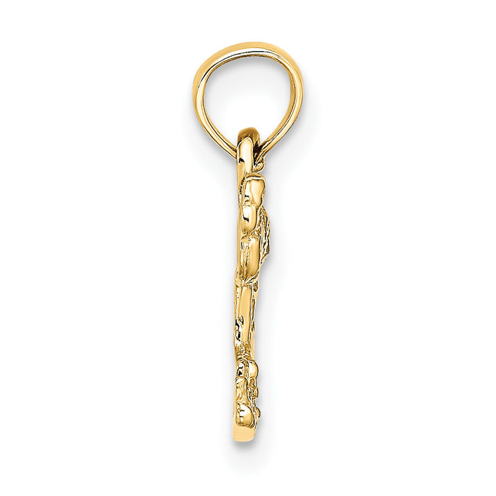 10K Mini Flamingo Charm-10K6433