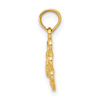 10K Cut-Out Small Butterfly Charm-10K6443