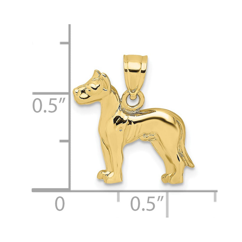 10K 2-D Great Dane Dog Charm-10K6452