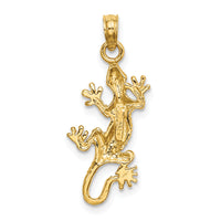 10k Lizard Charm-10K6461