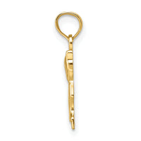 10k Mini Sitting Kitten Charm-10K6484