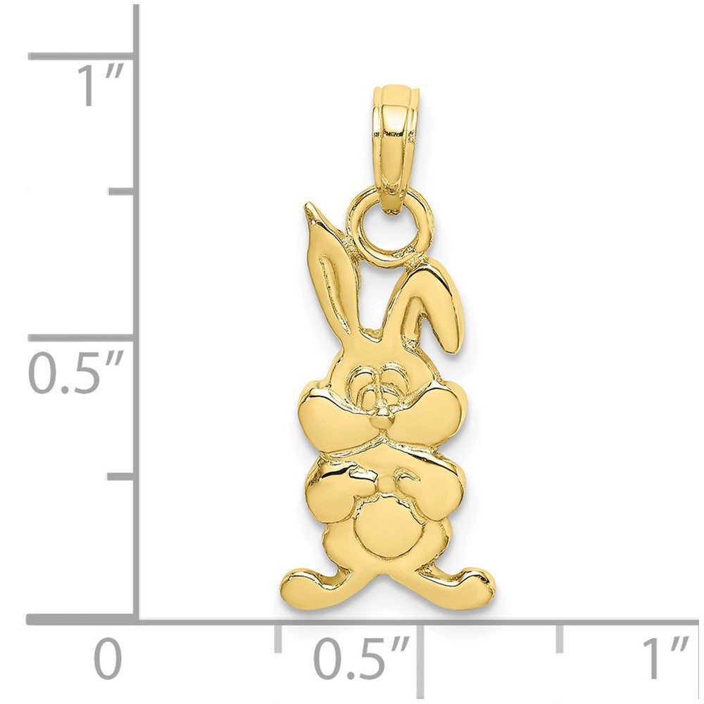 10K Rabbit Charm-10K6493