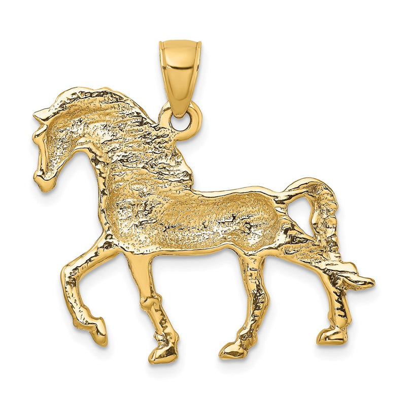 10K 2-D Horse Walking Charm-10K6501