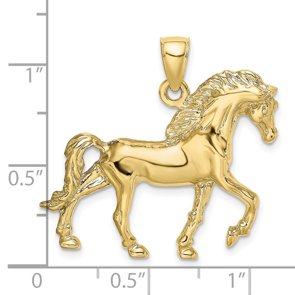 10K 2-D Horse Walking Charm-10K6501