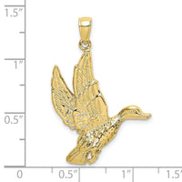 10K Flying Mallard Duck Charm-10K6505