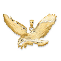 10K Eagle w/Beak Touching Claws Charm-10K6514
