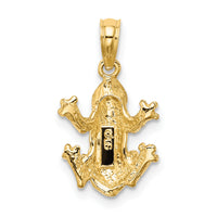10k Textured Top View FROG Charm-10K6517
