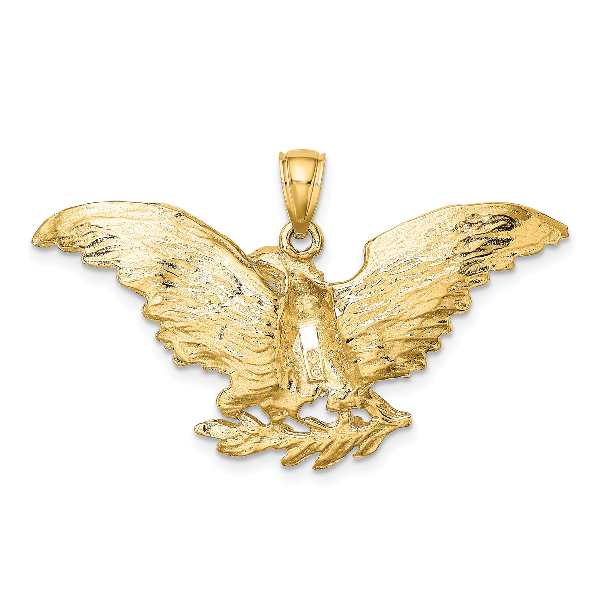 10K Eagle w/ Wings Spread Charm-10K6524