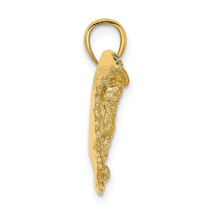 10K Eagle W/ Wings Spread Charm-10K6525