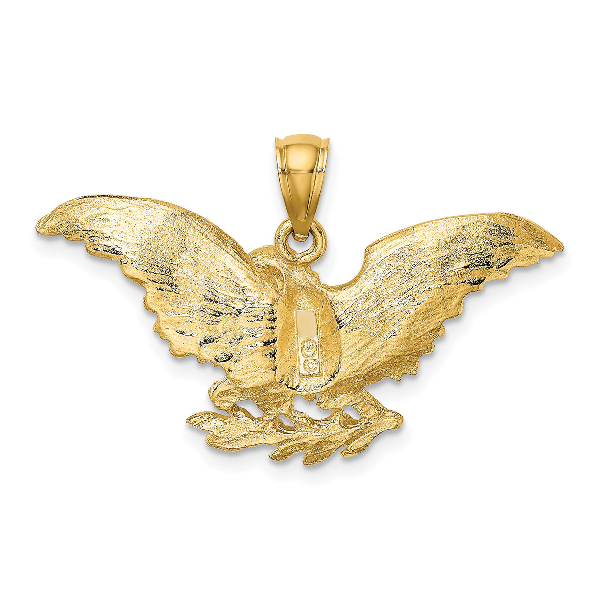 10K Eagle W/ Wings Spread Charm-10K6525