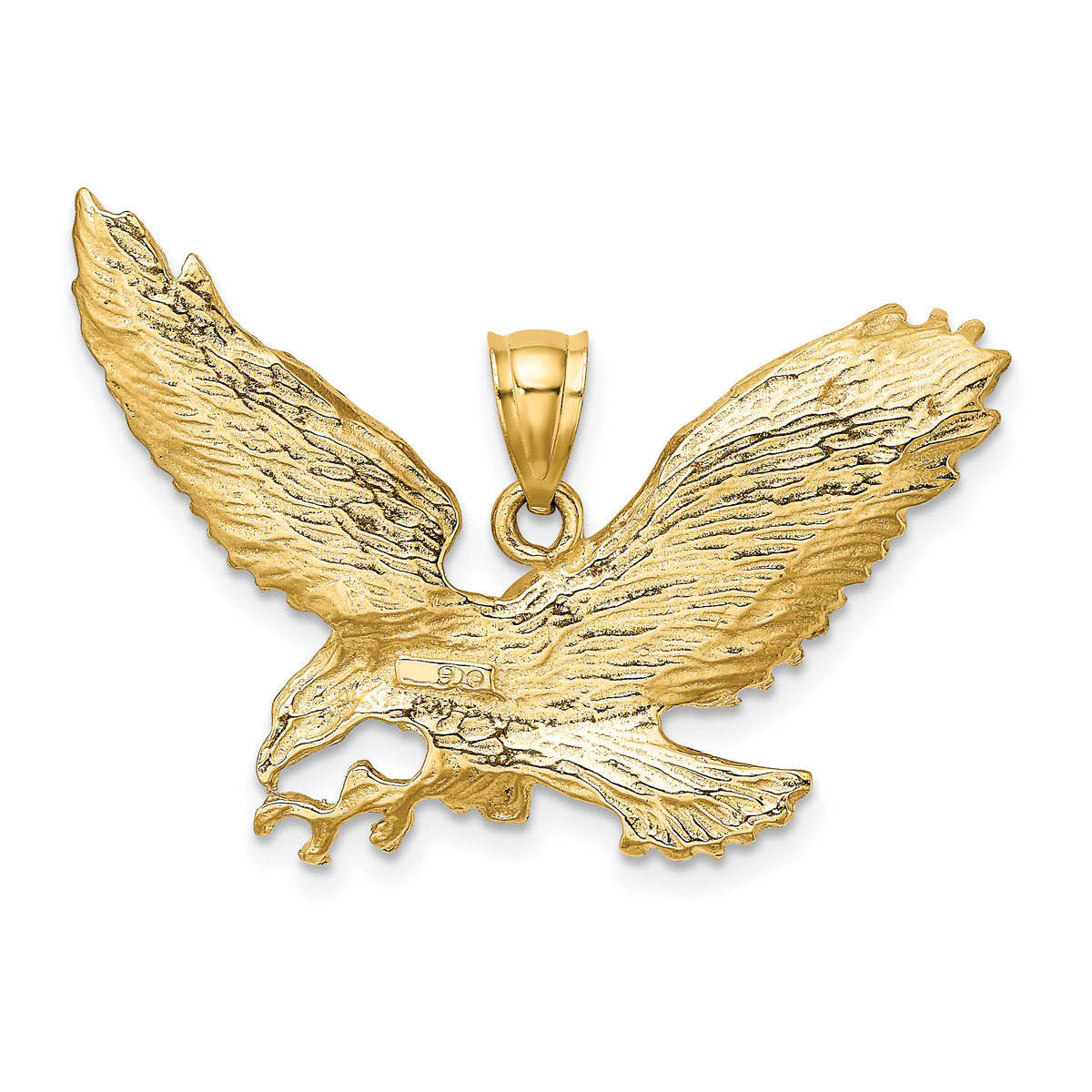 10KEagle w/Beak Touching Claws Charm-10K6526