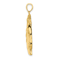10K Horse Head w/Long Mane Charm-10K6531