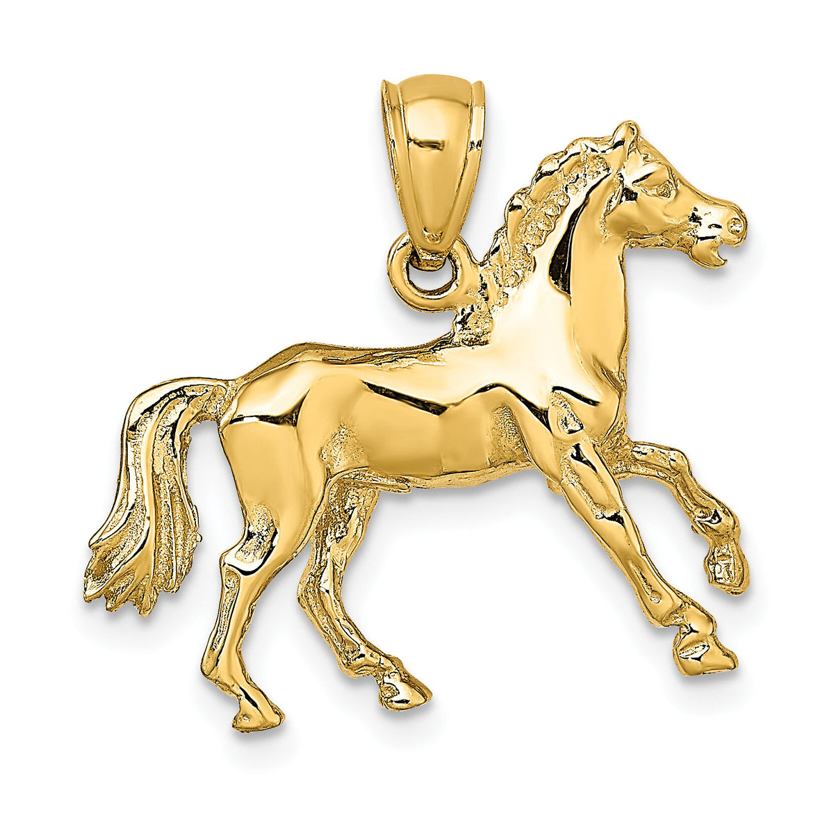 10K 3-D Horse Charm-10K6539