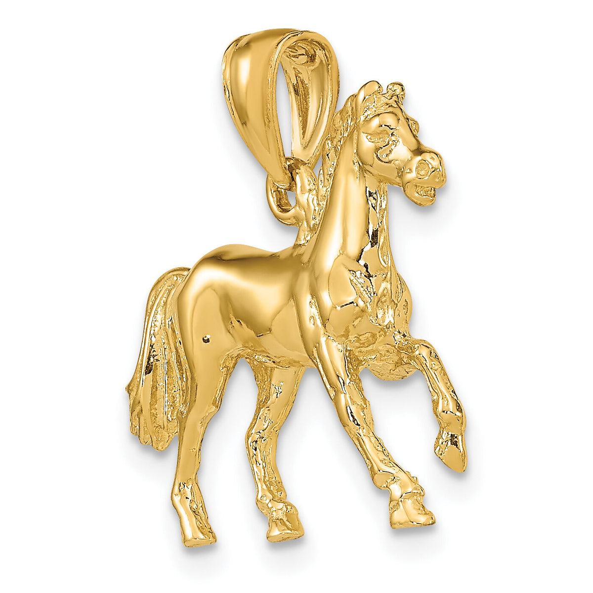 10K 3-D Horse Charm-10K6539