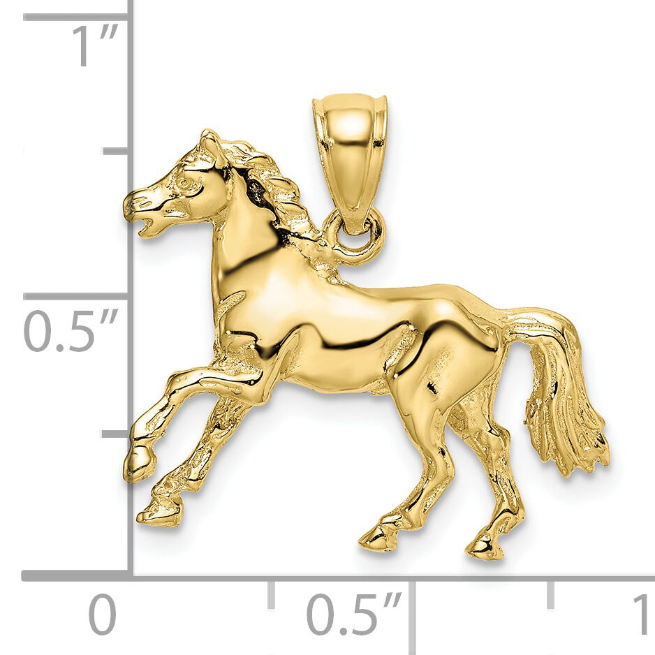 10K 3-D Horse Charm-10K6539