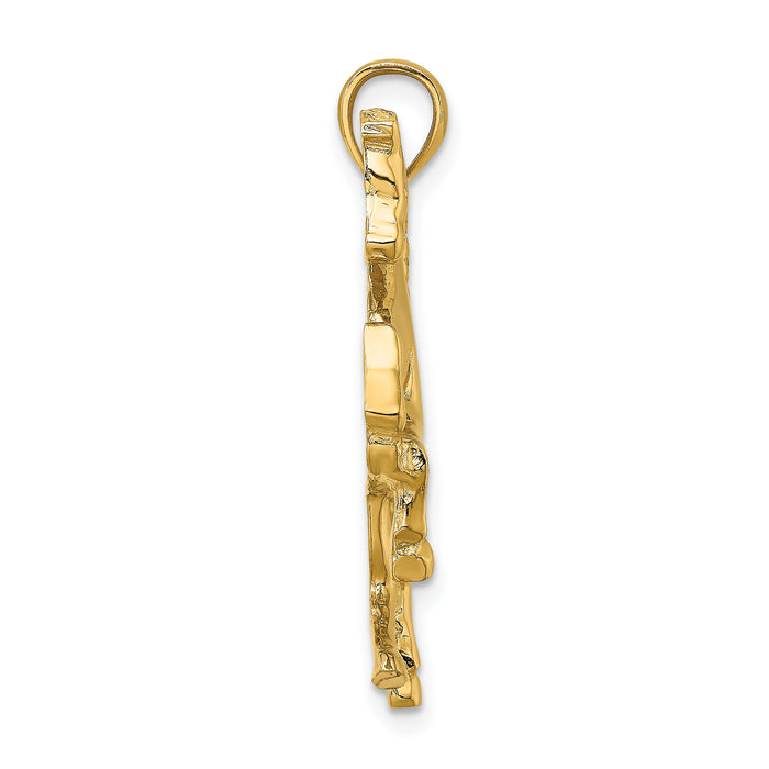 10K 2-D Horse Charm-10K6543