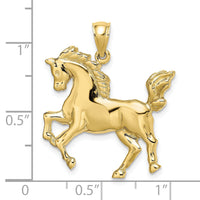 10K 2-D Horse Charm-10K6543