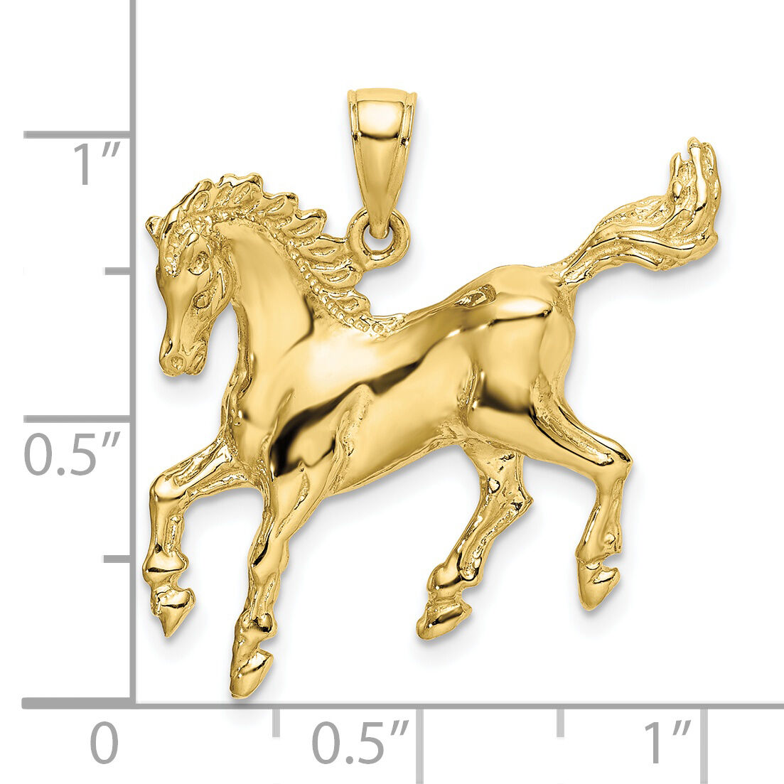 10K 2-D Horse Charm-10K6544