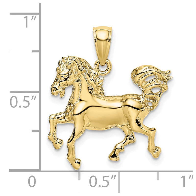 10K 2-D Horse Charm-10K6545