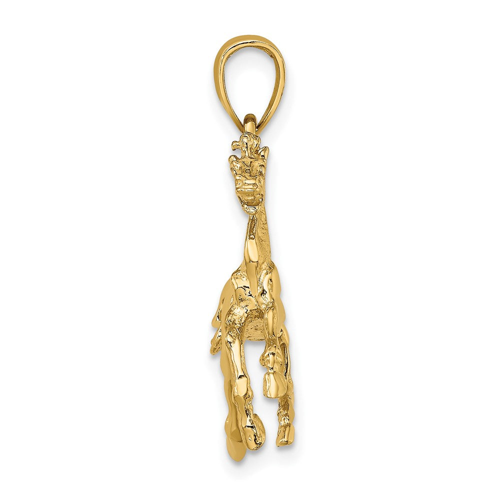 10K 3-D Horse Trotting Charm-10K6547