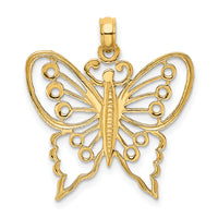 10K Cut-Out Butterfly Charm-10K6555