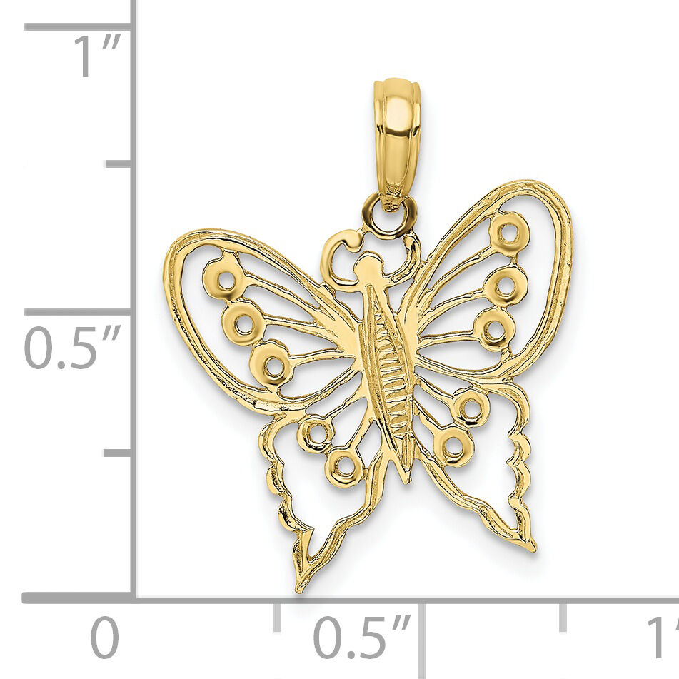 10K Cut-Out Butterfly Charm-10K6556