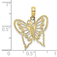 10K Cut-Out Butterfly Charm-10K6556