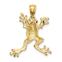 10K 2-D Frog w/Pot Belly Charm-10K6560