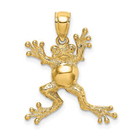 10K 2-D Frog w/Pot Belly Charm-10K6560