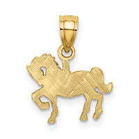 10K Carousel Horse Charm-10K6576