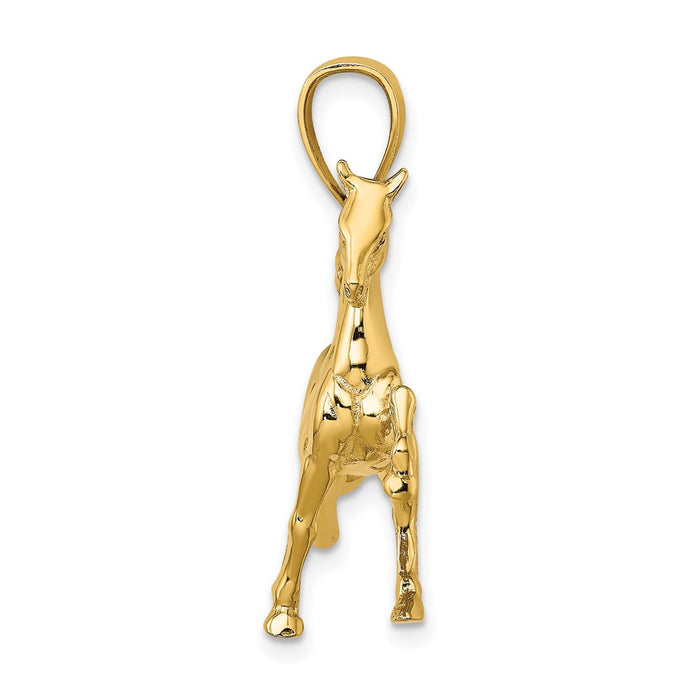 10K 3-D Tennessee Walking Horse Charm-10K6577